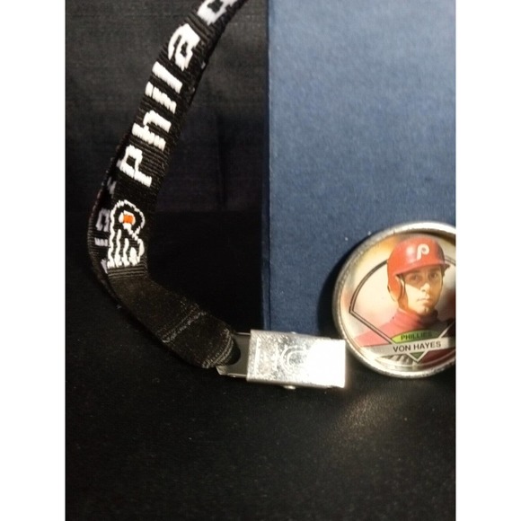 Philadelphia Phillies Philly Phanatic 2.5" Figure 1987, Topps coin Hayes, Flyers - Picture 5 of 7